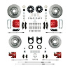 Signature Big Brake Wheel Kit & Rear Conversion With Staggered Shocks 64- 72 GM A Body 67- 69 F Body 68- 74 X Body Red Calipers - image 1