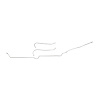 81 -87 Grand National 3/8 - Main Fuel Line 3 Pcs. - image 1
