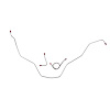 62 Cutlass Manual Drum Front Brake line kit. 3 pcs. - image 1