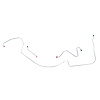 66 Std. Drum - Front Brake Line Kit 3 Pcs. - image 1