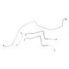 67 Pwr. Drum - Front Brake Line Kit 4 Pcs. - image 1