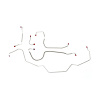 68 Std. Disc - Front Brake Line Kit 5 Pcs. - image 1