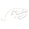 69 Std. Disc - Front Brake Line Kit 5 Pcs. - image 1