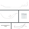 68 GTO/Cutlass Cnvt Manual 4 Wheel Disc Conversion Complete Brake Line Kit 26 Pcs. - image 1