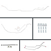 68 GTO/Cutlass Manual 4 Wheel Disc Conversion Complete Brake Line Kit 26 Pcs. - image 1