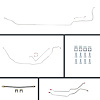 69 GTO/Cutlass Cnvt Manual 4 Wheel Disc Conversion Complete Brake Line Kit 26 Pcs. - image 1