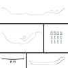 69 GTO/Cutlass Manual Disc Conversion Complete Brake Line Kit 26 Pcs. - image 1