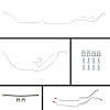 69 GTO/Cutlass Manual 4 Wheel Disc Conversion Complete Brake Line Kit 26 Pcs. - image 1