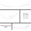 71 GTO/Cutlass Cnvt Manual Disc Conversion Complete Brake Line Kit 26 Pcs. - image 1