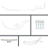 71 GTO/Cutlass Cnvt Manual 4 Wheel Disc Conversion Complete Brake Line Kit 26 Pcs. - image 1
