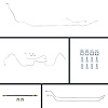 64 GTO/Cutlass Cnvt Power Disc Conversion Complete Brake Line Kit 26 Pcs. - image 1