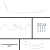 64 GTO/Cutlass Cnvt Power 4 Wheel Disc Conversion Complete Brake Line Kit 26 Pcs. - image 1