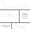 65 GTO/Cutlass Cnvt Power 4 Wheel Disc Conversion Complete Brake Line Kit 26 Pcs. - image 1