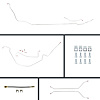 67 GTO/Cutlass Cnvt Power Disc Conversion Complete Brake Line Kit 26 Pcs. - image 1