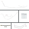 67 GTO/Cutlass Cnvt Power 4 Wheel Disc Conversion Complete Brake Line Kit 26 Pcs. - image 1