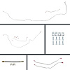 67 GTO/Cutlass Power 4 Wheel Disc Conversion Complete Brake Line Kit 26 Pcs. - image 1