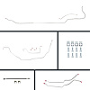 68 GTO/Cutlass Cnvt Power 4 Wheel Disc Conversion Complete Brake Line Kit 26 Pcs. - image 1