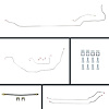 Complete Power Disc Conversion Brake Line Kit 1969 GTO/Cutlass Convertible - image 1