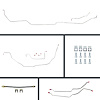 69 GTO/Cutlass Power 4 Wheel Disc Conversion Complete Brake Line Kit 26 Pcs. - image 1