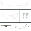 71 GTO/Cutlass Power 4 Wheel Disc Conversion Complete Brake Line Kit 26 Pcs. - image 1