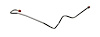 71 -72 W-31 - Fuel Pump to Carb. Line - Stainless 2 Pcs. STAINLESS - image 1