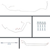 65 GTO/Cutlass Manual Disc Conversion Complete Brake Line Kit 26 Pcs. Stainless - image 1