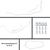 66 GTO/Cutlass Cnvt Manual Disc Conversion Complete Brake Line Kit 26 Pcs. Stainless - image 1