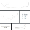 66 GTO/Cutlass Manual 4 Wheel Disc Conversion Complete Brake Line Kit 26 Pcs. Stainless - image 1