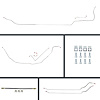 68 GTO/Cutlass Cnvt Manual Disc Conversion Complete Brake Line Kit 26 Pcs. Stainless - image 1