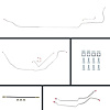 68 GTO/Cutlass Cnvt Manual 4 Wheel Disc Conversion Complete Brake Line Kit 26 Pcs. Stainless - image 1