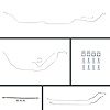 68 GTO/Cutlass Manual Disc Conversion Complete Brake Line Kit 26 Pcs. Stainless - image 1