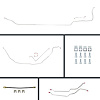 69 GTO/Cutlass Cnvt Manual 4 Wheel Disc Conversion Complete Brake Line Kit 26 Pcs. Stainless - image 1