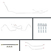 64 GTO/Cutlass Cnvt Power 4 Wheel Disc Conversion Complete Brake Line Kit 26 Pcs. Stainless - image 1