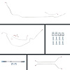 67 GTO/Cutlass Cnvt Power Disc Conversion Complete Brake Line Kit 26 Pcs. Stainless - image 1