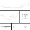 68 GTO/Cutlass Cnvt Power Disc Conversion Complete Brake Line Kit 26 Pcs. Stainless - image 1