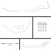 72 GTO/Cutlass Cnvt Power Disc Conversion Complete Brake Line Kit 26 Pcs. Stainless - image 1
