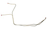 Stainless Steel Transmission Cooler Lines 1964-1966 Powerglide - image 1