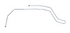 65 Full Size Chevy Fuel Tank Vent Line Stainless - image 1