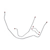 Front Brake Line Kit 1956-1957 Chevy Bel Air, Nomad Standard Drum - image 1