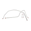 Front Brake Line Kit 1956-1957 Chevy Bel Air, Biscayne, Impala, Nomad - image 1