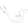 58 -64 Dual M.C. Disc Conversion Non-Power Front Brake Line Kit 6pcs. - image 1