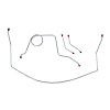 59 -61 Pwr. Brakes - Front Brake Line Kit 4 Pcs. - image 1