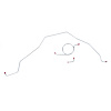 65 Std. Brakes - Front Brake Line Kit 3 Pcs. - image 1