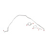 67 -68 Pwr. Drum - Front Brake Line Kit 4 Pcs. - image 1