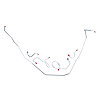 67 -68 Pwr. Disc - Front Brake Line Kit 5 Pcs. - image 1