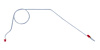 BMC5801 SS - Power Brake Master Cylinder Line Looped Stainless - image 1