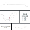 55 Full Size Chevy 4 Wheel Manual Disc Conversion Complete Brake Line Kit 26 Pcs. - image 1