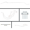 57 Full Size Chevy 4 Wheel Manual Disc Conversion Complete Brake Line Kit 26 Pcs. - image 1