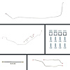 67 Full Size Chevy Manual 4 Wheel Disc Conversion Complete Brake Line Kit 24 Pcs. - image 1