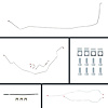 65 Full Size Chevy Cnvt Power Disc Conversion Complete Brake Line Kit 24 Pcs. - image 1
